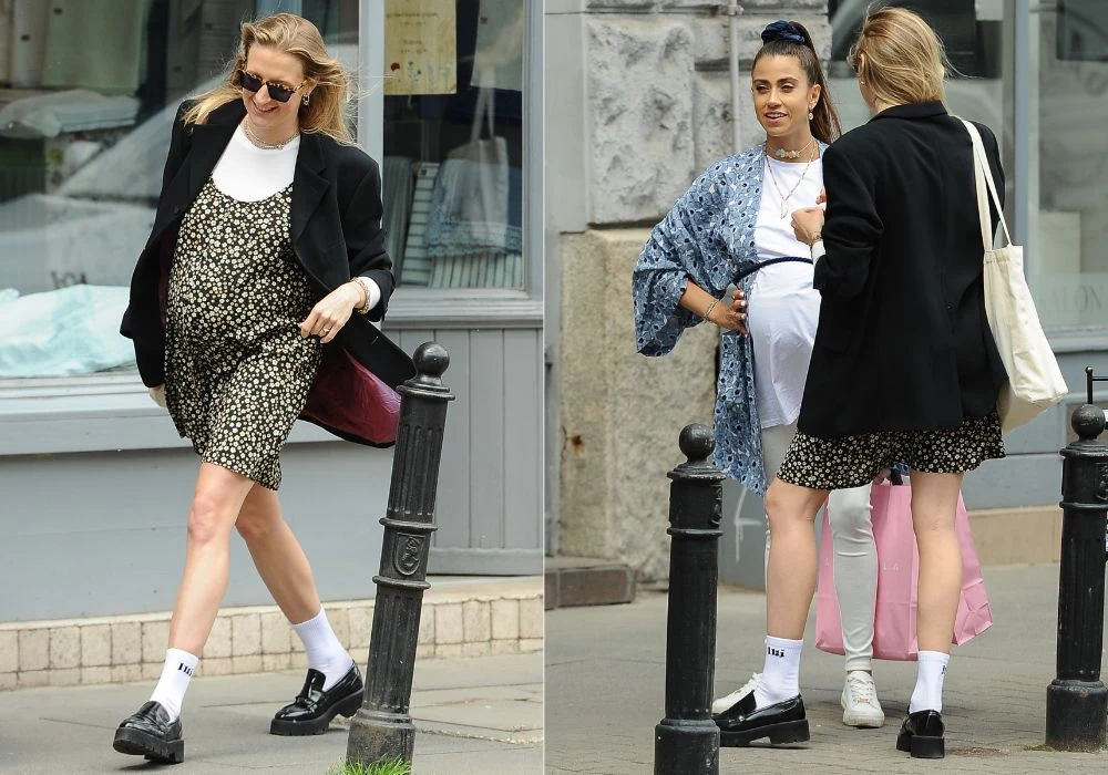 Lara Gessler i Maja Hyży spotkały się tuż przed porodem Lara Gessler i Maja Hyży spotkały się tuż przed porodem