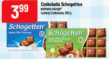 Schogetten Czekolada mleczna z orzechami laskowymi 100 g