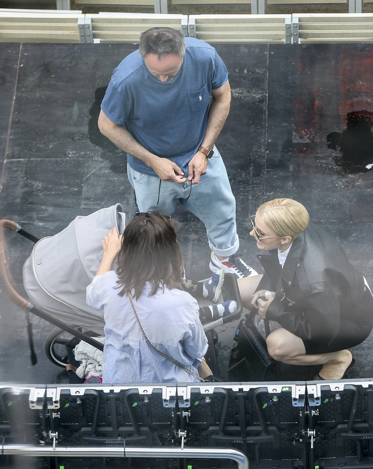 Halina Mlynkova i Marcin Kindla w Opolu z synkiem Leo