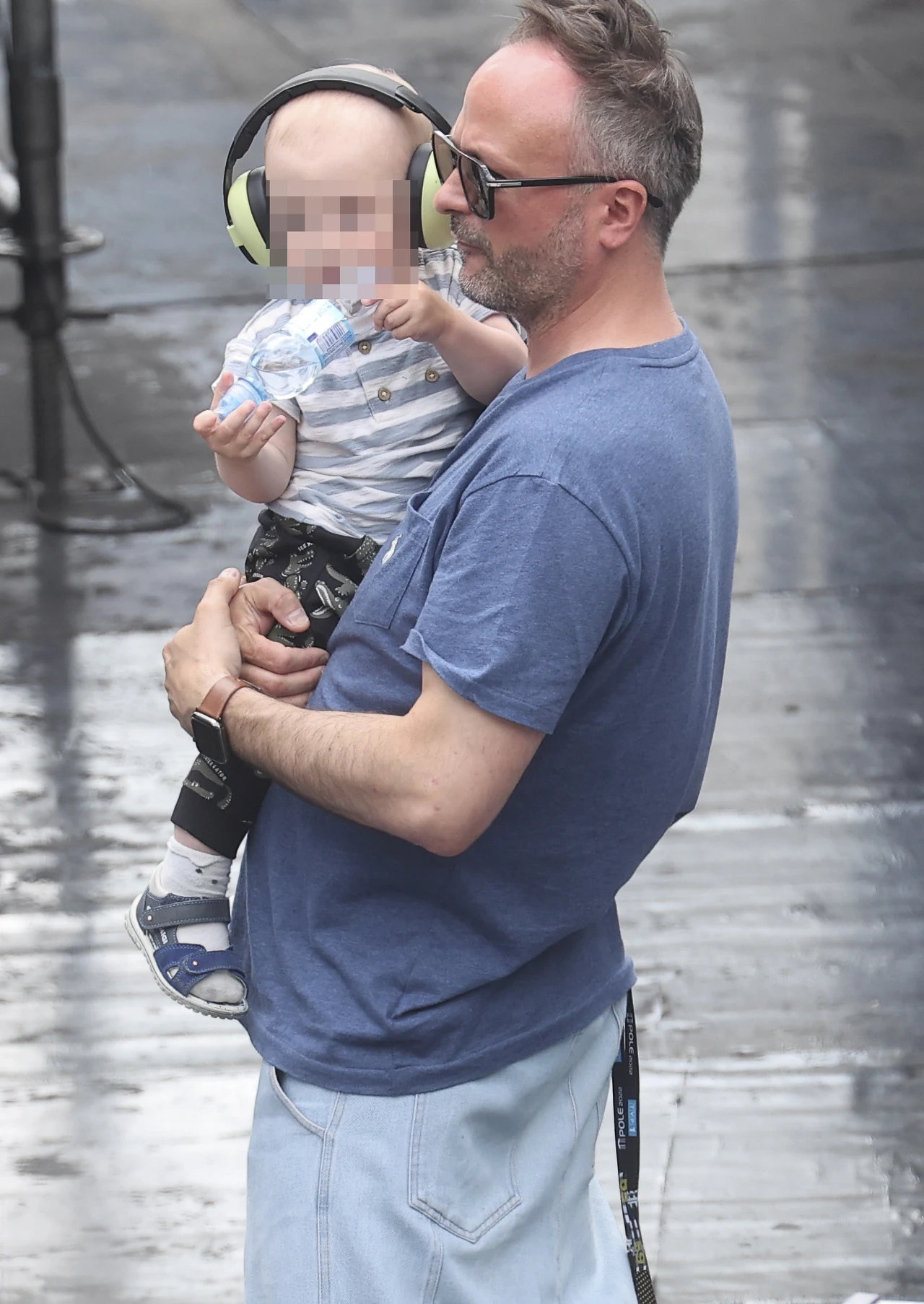 Halina Mlynkova i Marcin Kindla w Opolu z synkiem Leo