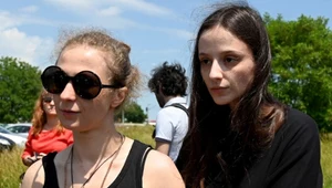 Pussy Riot: Marija Alochina z lewej, obok Łucja Stein