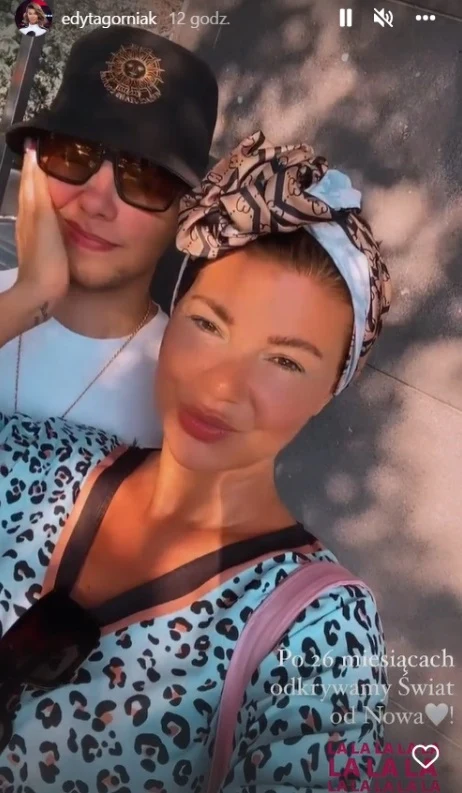 Edyta Górniak i Allan Krupa Edyta Górniak i Allan Krupa