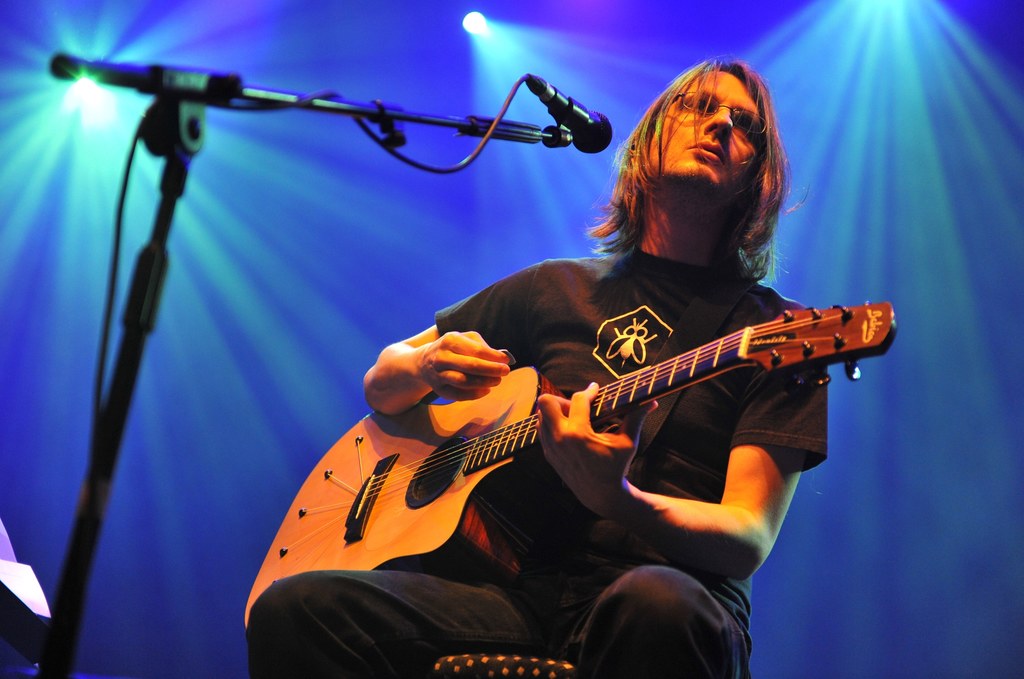 Steven Wilson podczas koncertu w 2010 roku