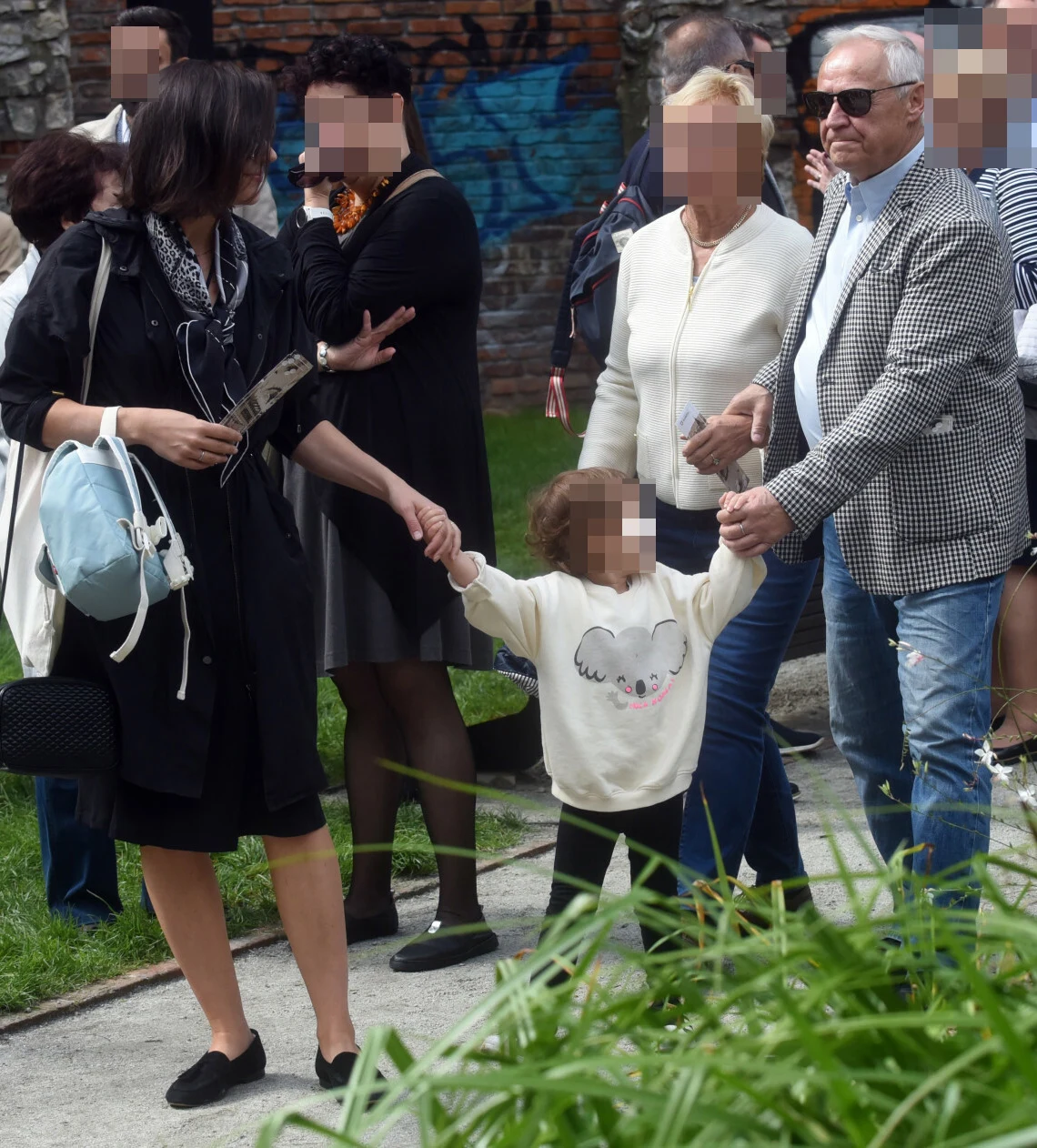 Tosia Turnau z Markiem i córką