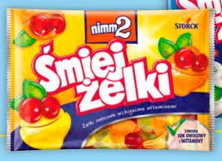 nimm2 Śmiejżelki Żelki owocowe wzbogacone witaminami 100 g