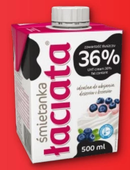 Łaciata Śmietanka 36 % 500 ml