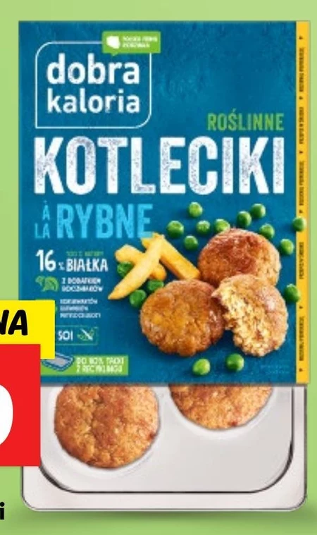 dobra kaloria Roślinne kotleciki à la rybne 160 g