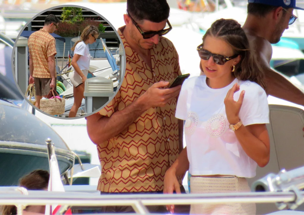 Anna Lewandowska i Robert Lewandowski na Majorce Anna Lewandowska i Robert Lewandowski na Majorce