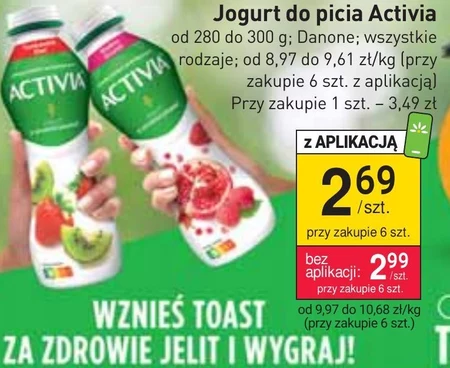 Jogurt pitny Activia