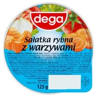 dega Sałatka rybna z warzywami 125 g