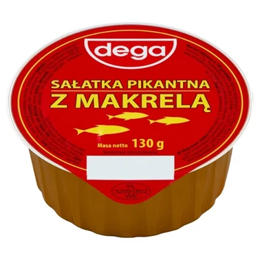 dega Sałatka pikantna z makrelą 130 g - 0