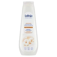 Luksja Creamy & Soft Kremowy płyn do kąpieli łagodzące mleczko bawełniane i prowitamina B5 900 ml