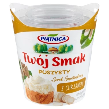 Piątnica Twój Smak Serek śmietankowy puszysty z chrzanem 150 g - 0