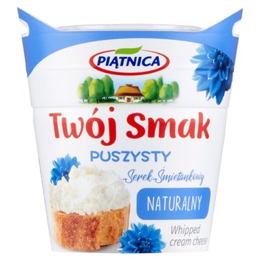 Piątnica Twój Smak Serek śmietankowy puszysty naturalny 150 g - 1