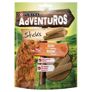Purina AdVENTuROS Sticks Karma dla psów dziki smak bawoła 120 g - 1