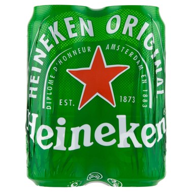 Heineken Piwo jasne 4 x 500 ml - 1