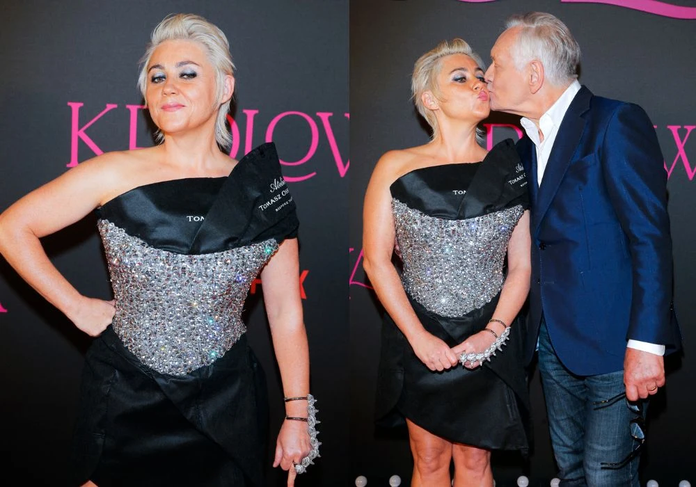 Maria Peszek i Andrzej Seweryn na premierze "Królowej" w Kinogramie