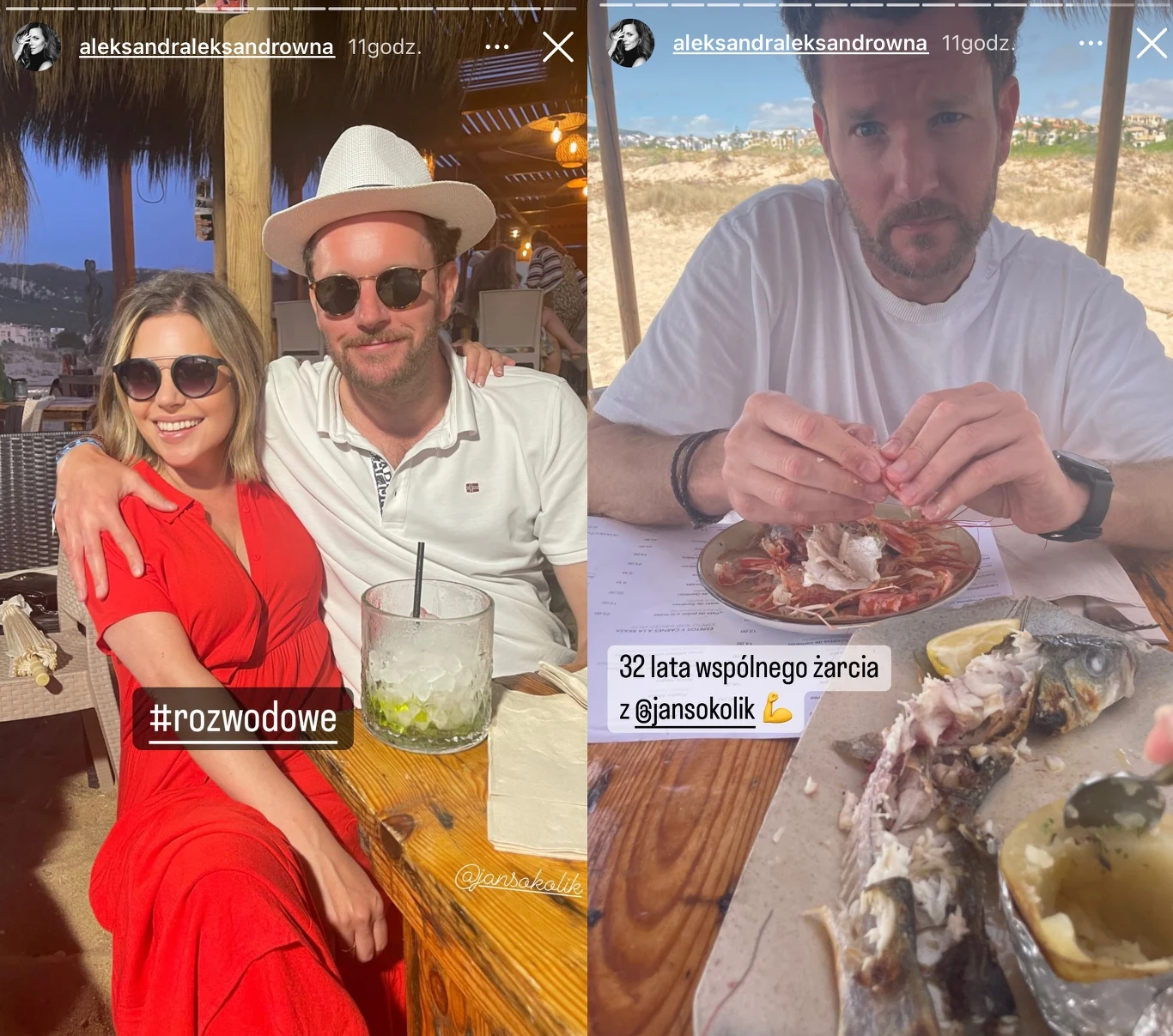 Ola Kwaśniewska z przyjacielem na weselu /https://www.instagram.com/aleksandraleksandrowna/?hl=pl/ Ola Kwaśniewska z przyjacielem na weselu /https://www.instagram.com/aleksandraleksandrowna/?hl=pl/