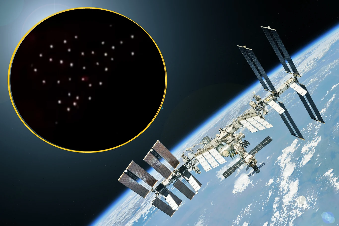 Formacja UFO obok ISS? NASA ma wyjaśnienie zagadki Formacja UFO obok ISS? NASA ma wyjaśnienie zagadki
