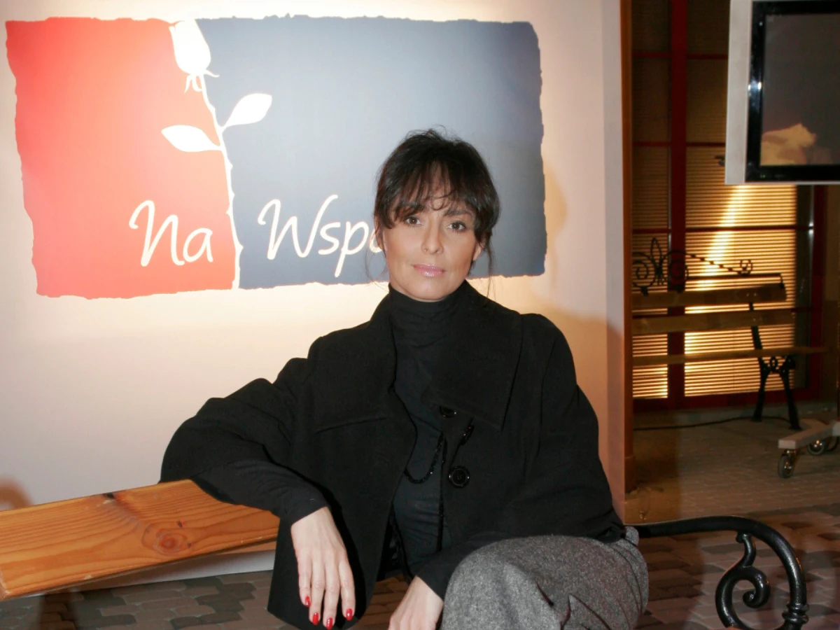 Anna Korcz na planie serialu "Na wspólnej" Anna Korcz na planie serialu "Na wspólnej"