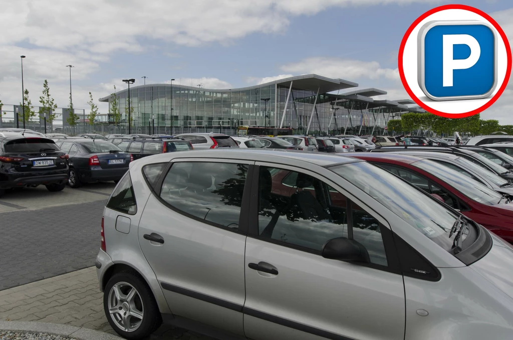 Przy lotnisku we Wrocławiu jest wiele parkingów długoterminowych. 