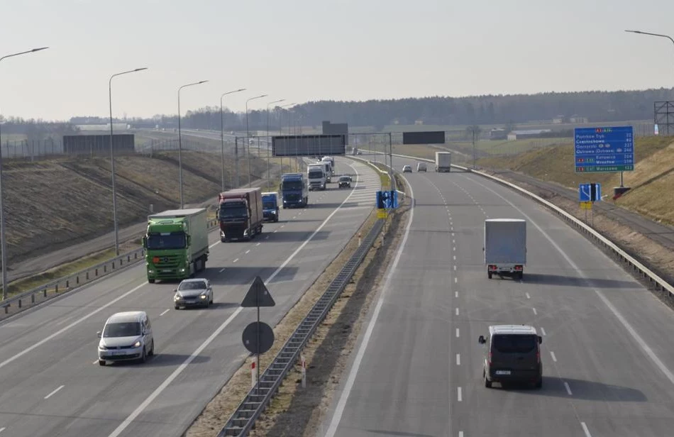 Autostrada A1 w województwie łodzkim