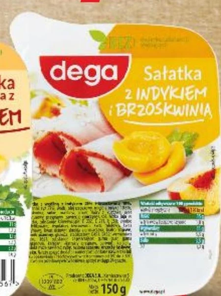 dega Sałatka z indykiem i brzoskwinią 150 g