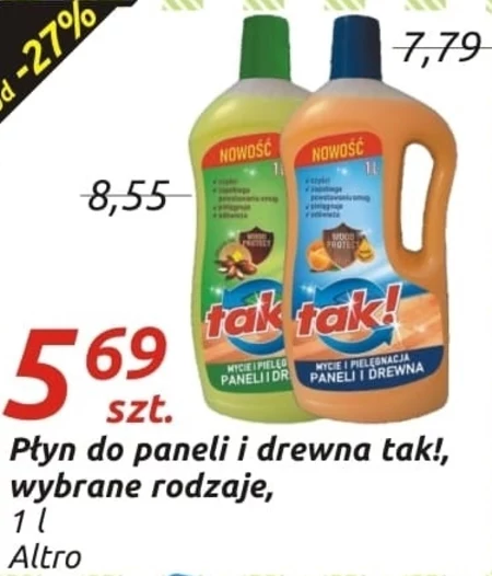 Płyn do mycia paneli podłogowych Altro