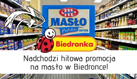 Promocja na masło.