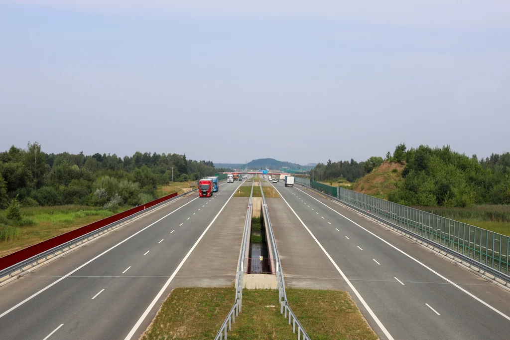 Autostrada A1 w Częstochowie. 