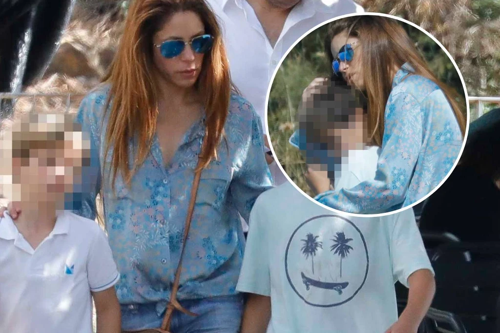 Shakira z synami Shakira z synami