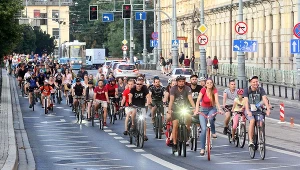 Wrocław. Przejazd Wrocławskiej Masy Krytycznej