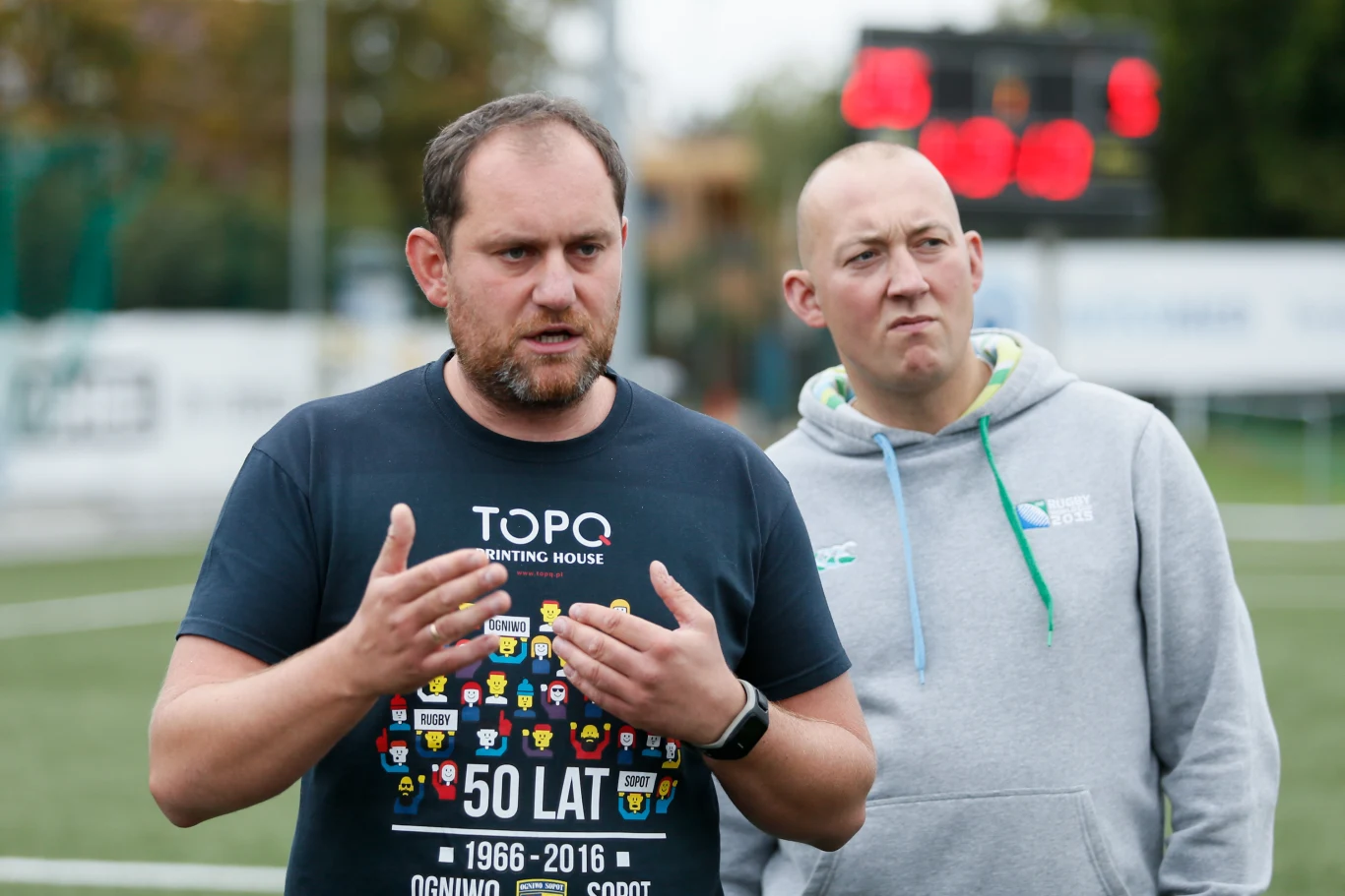 Trener Karol Czyż prowadzi Ogniwo Sopot od 2012 r.