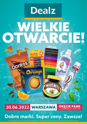 Gazetka promocyjna Dealz - Wielkie otwarcie Dealz Warszawa