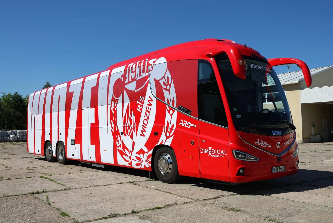 Nowy autokar Widzewa Nowy autokar Widzewa