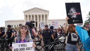Protesty przed Sądem Najwyższym w USA 