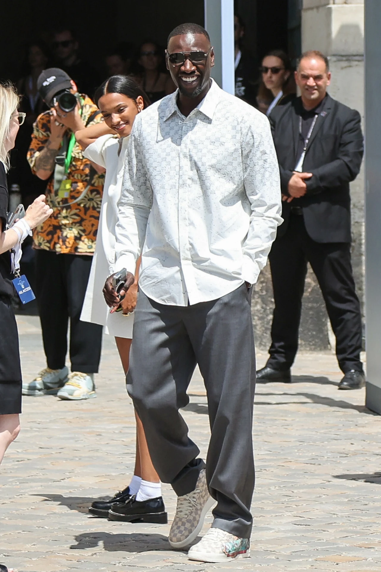 Gwiazdy na Tygodniu Mody w Paryżu: Omar Sy Gwiazdy na Tygodniu Mody w Paryżu: Omar Sy