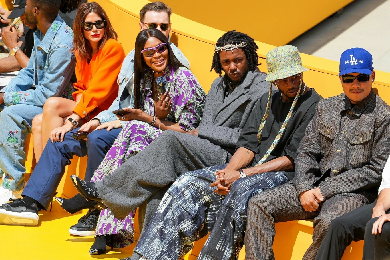 Gwiazdy na Tygodniu Mody w Paryżu: Naomi Campbell i Kendrick Lamar 