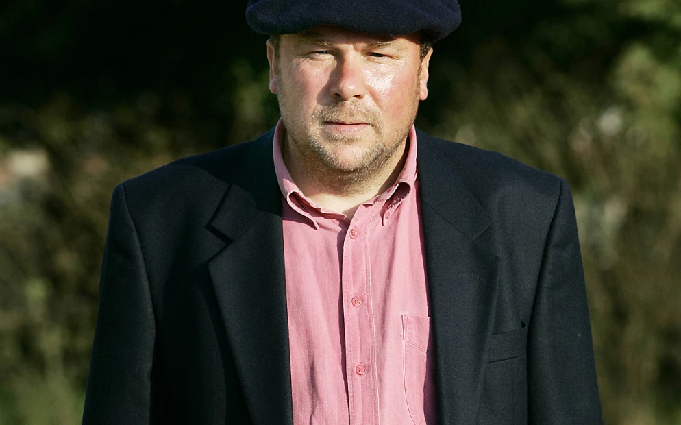 Bogdan Kalus na planie "Rancza" Bogdan Kalus na planie "Rancza"