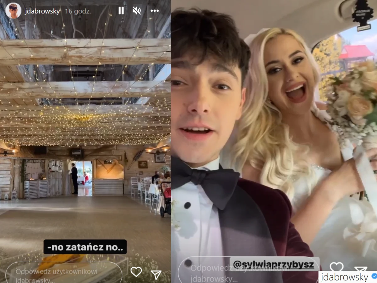 Jan Dąbrowski pochwalił się ślubem na IG @jdabrowsky/ Jan Dąbrowski pochwalił się ślubem na IG @jdabrowsky/