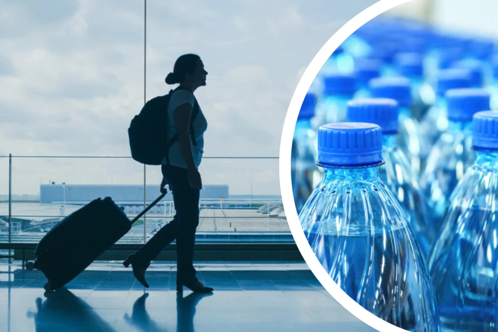 Cena butelkowanej wody mineralnej na lotniskach szokuje. Oto sposób na zaoszczędzenie pieniędzy