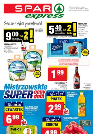 Gazetka promocyjna SPAR Express - Spar Express - mistrzowskie superceny