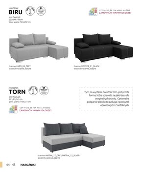 Katalog mebli wypoczynkowych 2022/23 w Black Red White 