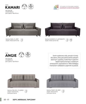 Katalog mebli wypoczynkowych 2022/23 w Black Red White 