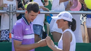 Hubert Hurkacz i Iga Świątek