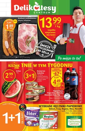 Delikatesy Centrum gotowe na grilla