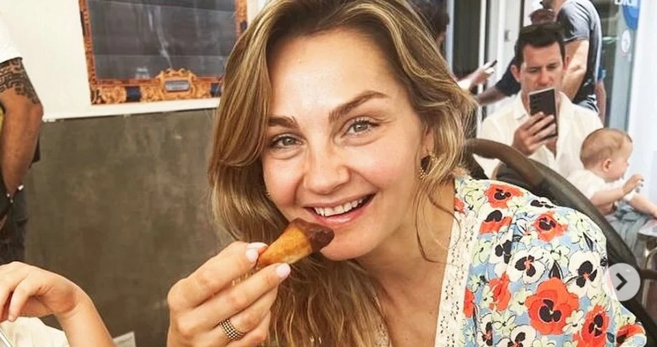 Małgorzata Socha wypoczywa z dziećmi nad morzem Małgorzata Socha wypoczywa z dziećmi nad morzem