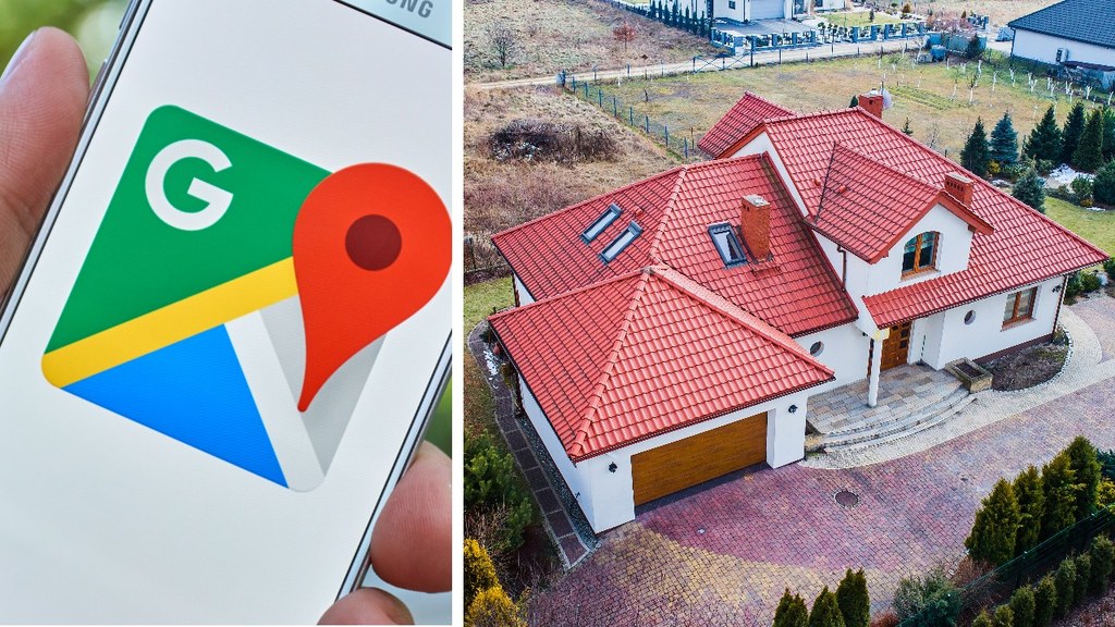 Google Maps pozwala wyszukać dom i zobaczyć go wirtualnie z perspektywy ulicy.