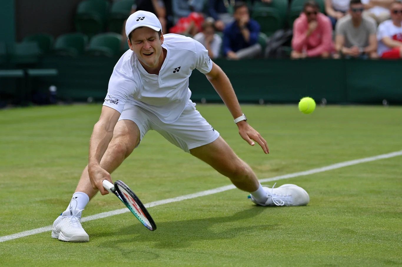 Hubert Hurkacz pożegnał się z Wimbledonem Hubert Hurkacz pożegnał się z Wimbledonem