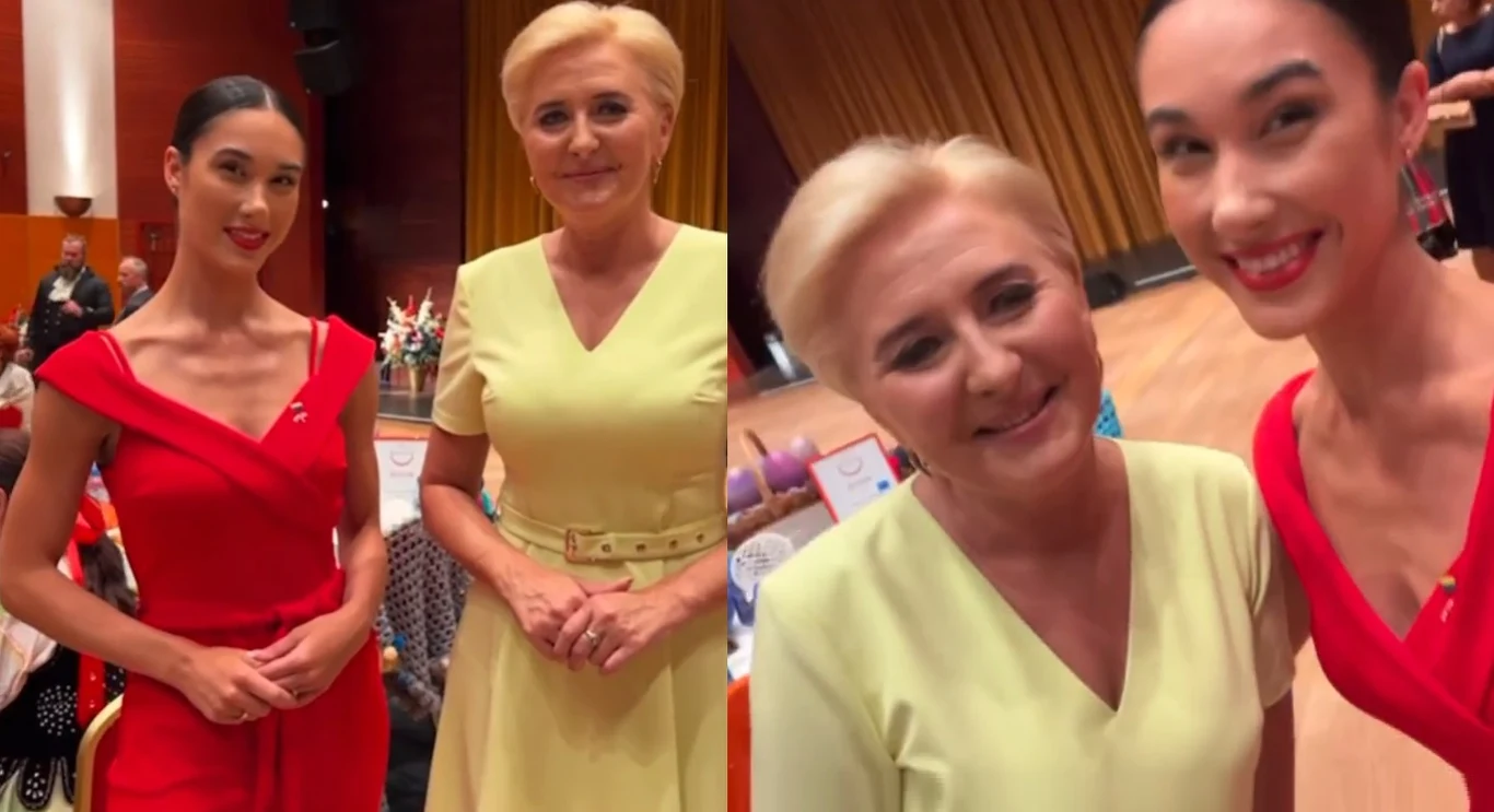 Ida Nowakowska pozuje z Agatą Dudą /https://www.instagram.com/idavictoria/ Ida Nowakowska pozuje z Agatą Dudą /https://www.instagram.com/idavictoria/